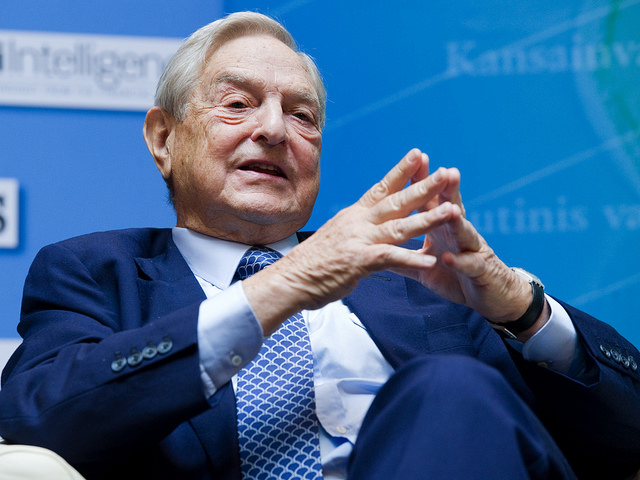 George Soros, Chairman Soros Fund Management answers a question during the IMF Seminar: Charting a New Growth Path for the Euro Zone on September 24, 2011 at the IMF Headquarters in Washington, DC. during the 2011 World Bank/IMF Annual Meetings The IMF/World Bank Meetings are being held in Washington, DC this week which will host Finance Ministers and Bank Governors from 187 countries.  IMF Staff Photographer/Michael Spilotro