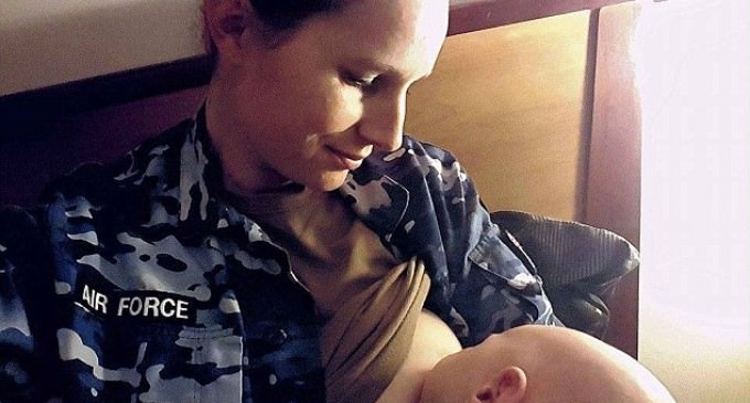 Pictures Of Women Breastfeeding In Uniform Sparks Great Controversy Truth And Action