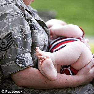 women solder breastfeed