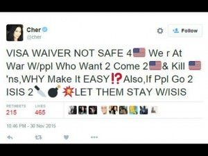 cher tweet