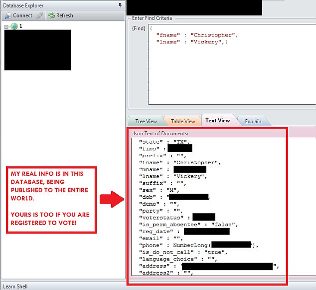 database voter leak