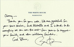rare obama letter