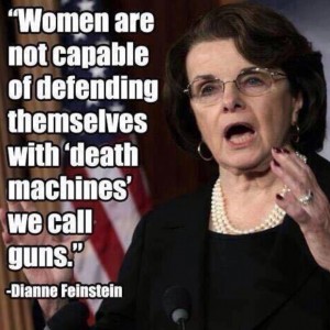 feinstein women guns