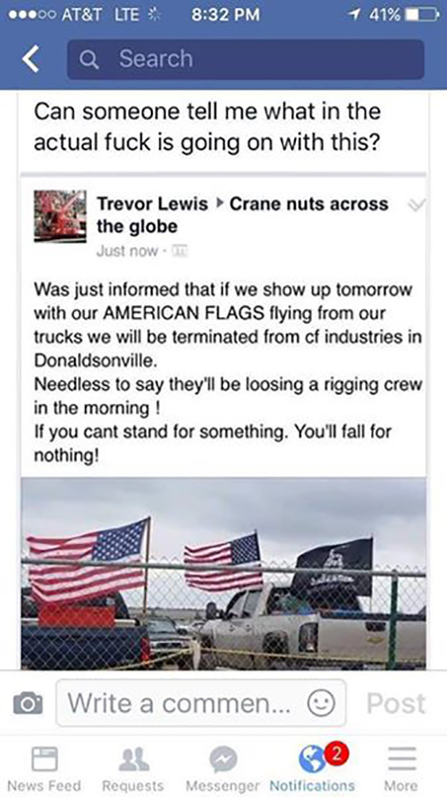 flag truck