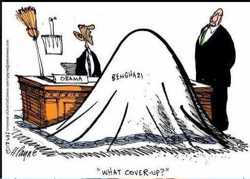 Obama Benghazi cartoon