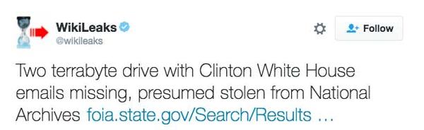 clinton national archives stolen