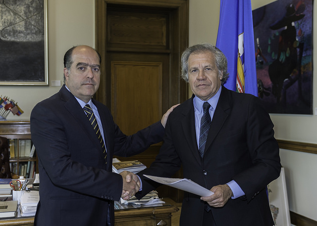 Secretary General Meets with President of Venezuelan National Assembly
