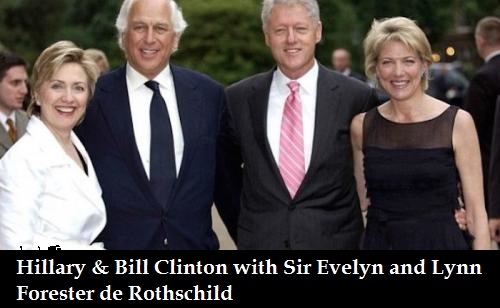 clintons-with-evelyn-lynn-de-rothschild