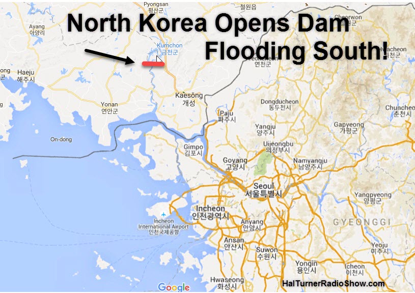 north korea flood gates