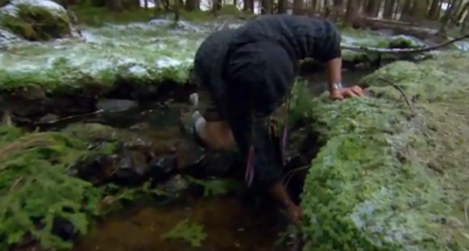 A Simple Way To Catch Fish By Hand In A Stream