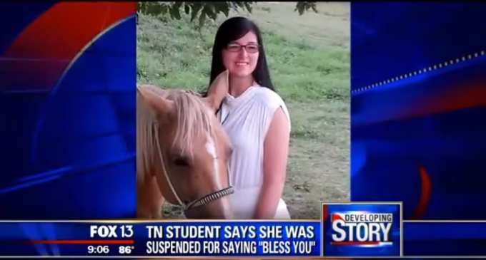 Student Suspended For Saying “Bless You” In Class