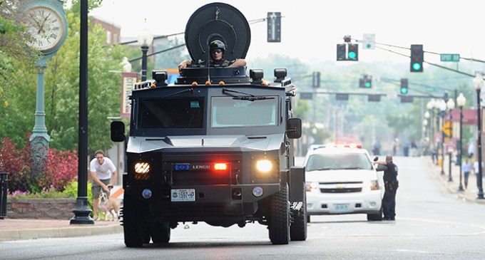 Small Town Sends Armored Vehicle And 24 Officers To Collect Debt From 75-year-old man