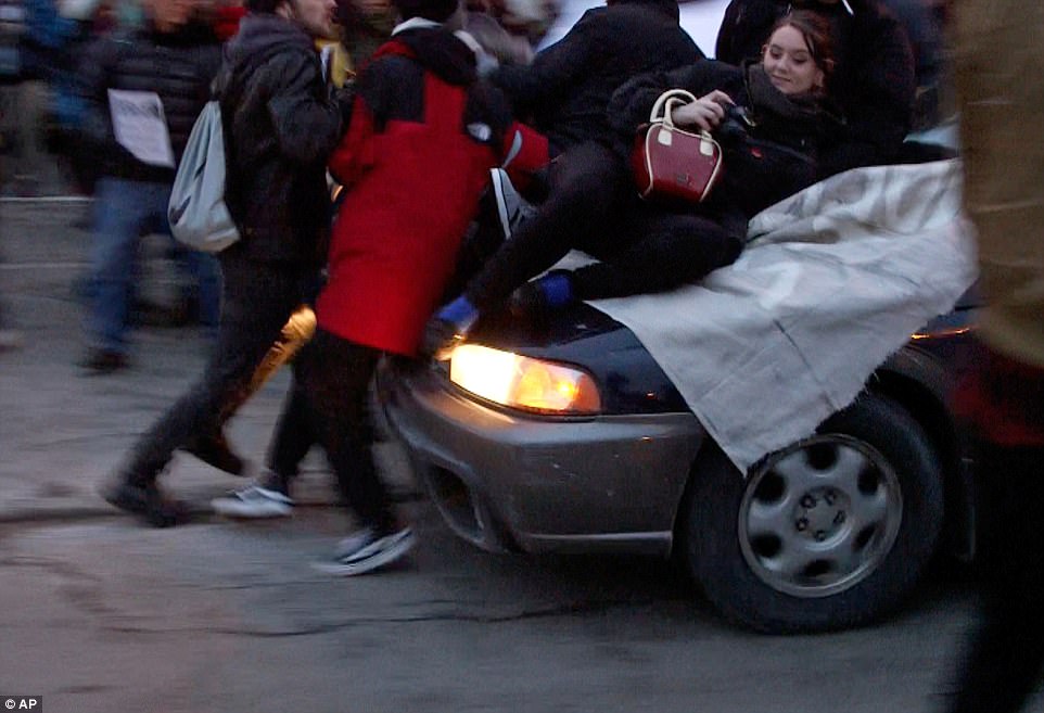 Car Plows Through Crowd Of Protesters In Minneapolis