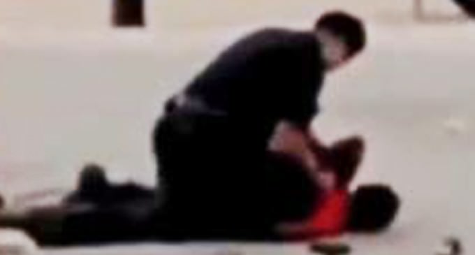 Cop Tries To Break Homeless Man’s Arms After Accidentally Macing Himself