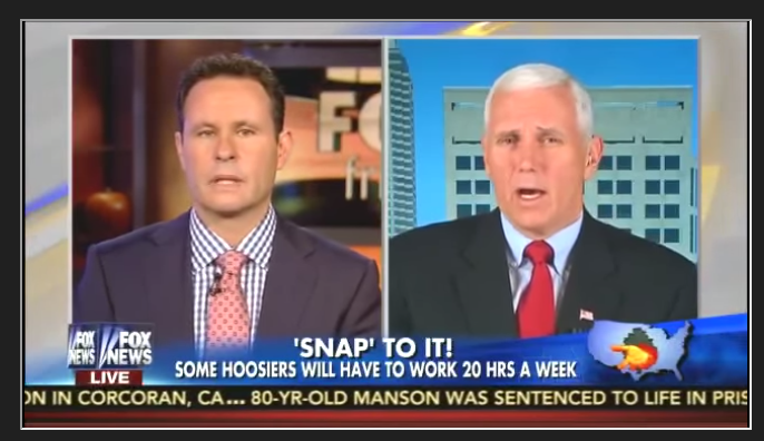 Indiana Gov. Mike Pence: “Able Bodied” Food Stamp Recipients Must Work