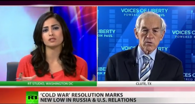 Ron Paul: New House Resolution Is Propaganda For War With Russia