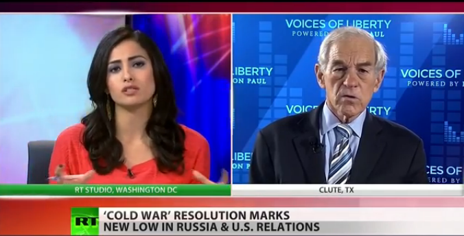 Ron Paul: New House Resolution Is Propaganda For War With Russia