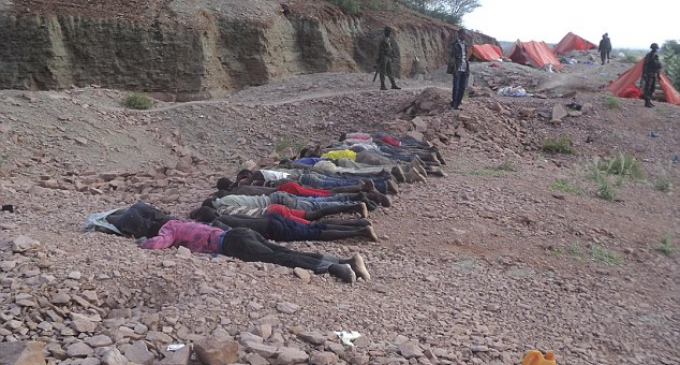 Islamic Militants Shoots and Decapitates 36 Non-Muslim Quarry Workers