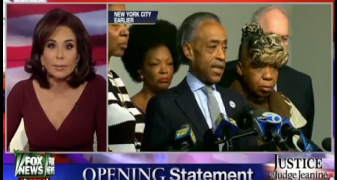 Judge Jeanine Pirro Chastises NYC Mayor Bill de Blasio, Holder, Sharpton and Obama For Creating Hatred Towards Police