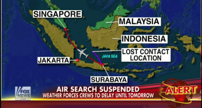 AirAsia Flight Carrying 162 Passengers Disappears Over Java Sea