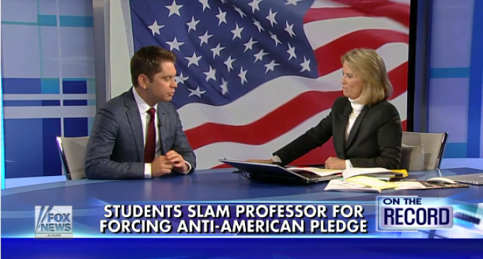 College Professor Forces Students To Recite Anti-American ‘Pledge Of Allegiance’