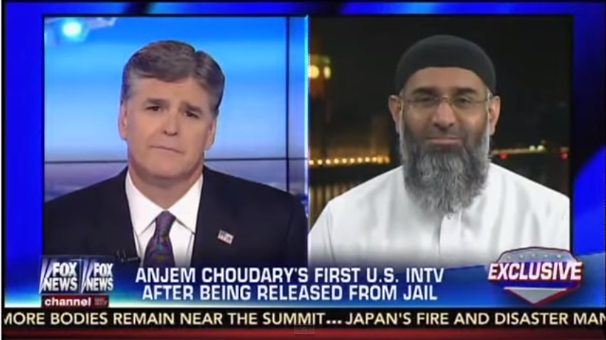 Muslim Cleric and Terrorist Anjem Choudary Interview On Hannity, Battle Over Radical Islamic Beliefs