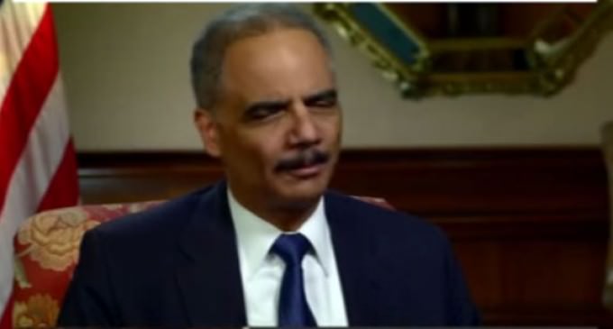 Eric Holder Admits to a “Single Failure” as Attorney General