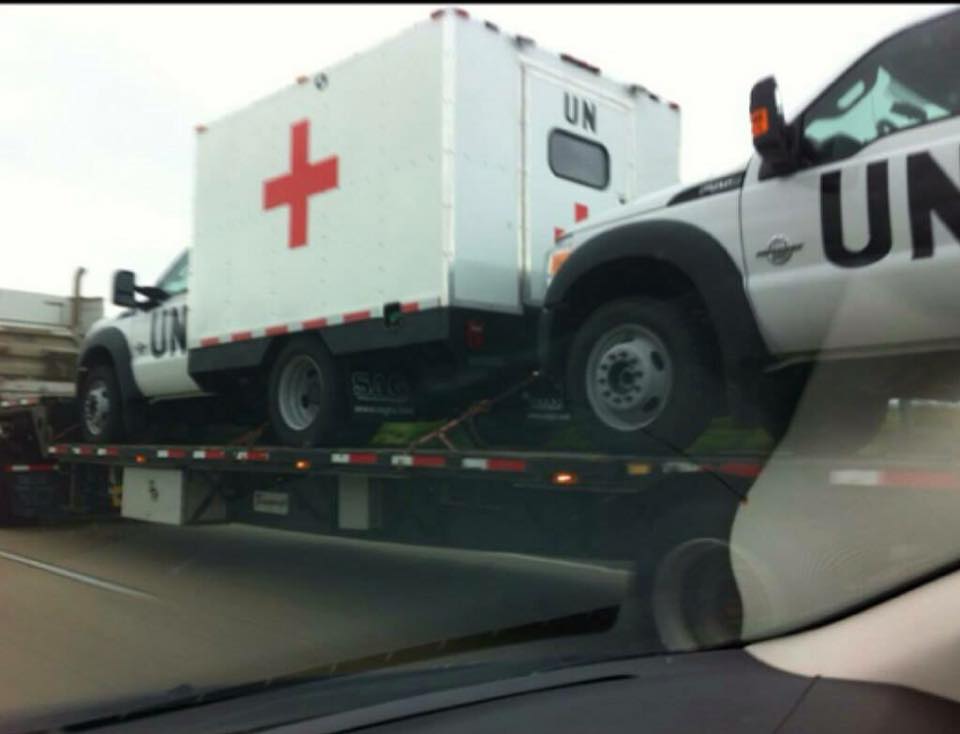 Report: United Nations Medical Vehicles Spotted In Mississippi