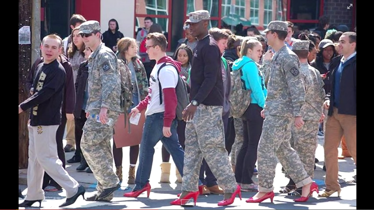 US Army Forces Cadets To Walk In Red High Heels For Feminist Event