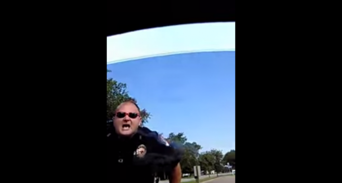 Texas Cop Smashes Through Window Of Uncooperative Suspect Who Claims Speeding is Not Illegal