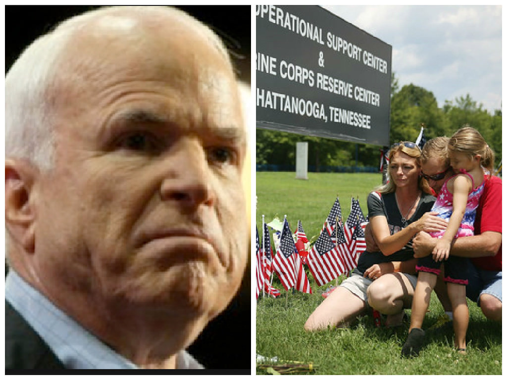 “War Hero” McCain Defeated An Effort To Arm Our Soldiers At Home Just One Month Ago