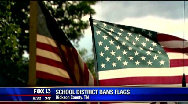 Tennessee School Moves to Ban All Flags From Campus…Sort of