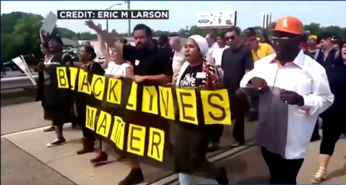 Black Lives Matter March Chants “Fry ’em like bacon”