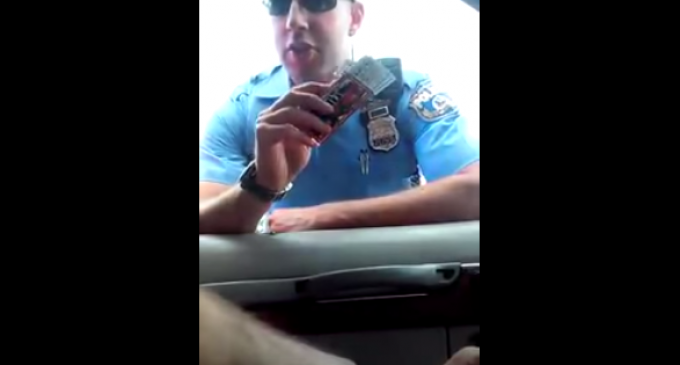Extortion Caught On Camera: Cop Threatens To Take Man’s Car If He Doesn’t Comply