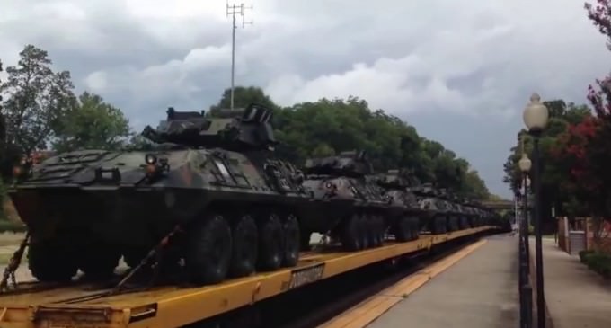 August Military Movement: Several Massive Military Transport Trains and Odd ‘Mass Casualty’ Bus Spotted