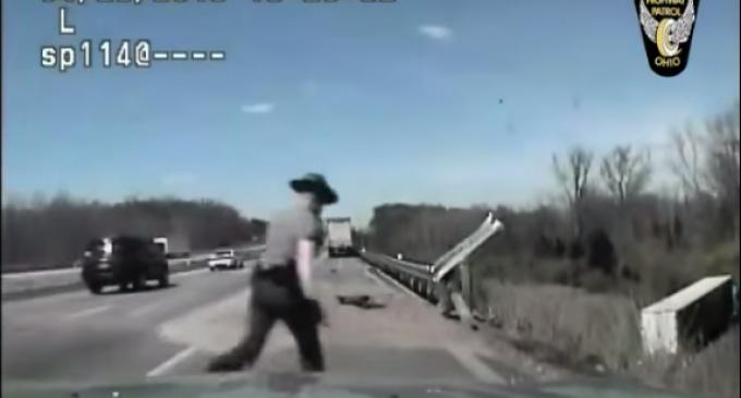 Ohio State Highway Patrol Officer Saves Truck Driver’s Life
