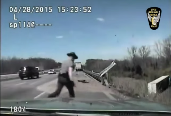 Ohio State Highway Patrol Officer Saves Truck Driver’s Life