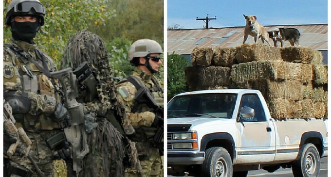 Special Ops Infiltrates California Town With Rental and Hay Trucks, ‘Mission Accomplished’