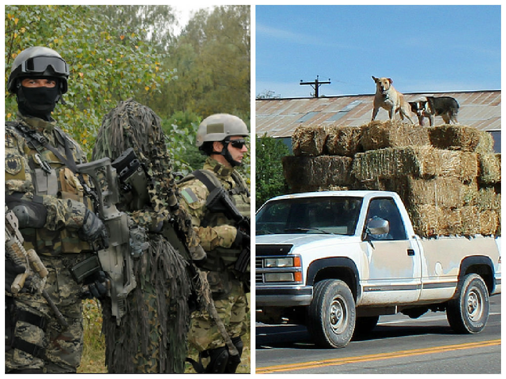 Special Ops Infiltrates Small California Town With Rental and Hay Trucks, Declares ‘Mission Accomplished’