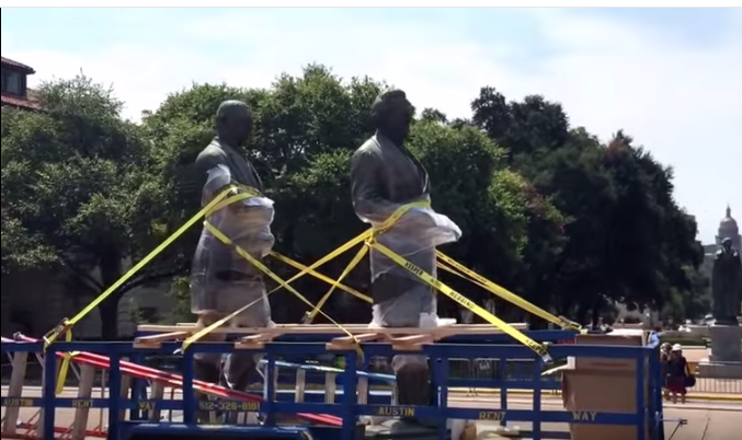 Statues of Jefferson Davis and Woodrow Wilson Removed, Deemed Racist