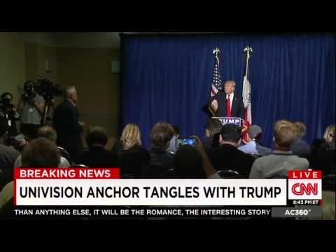 Trump Throws Out Leftist Mexican Reporter: “Go Back To Univision”