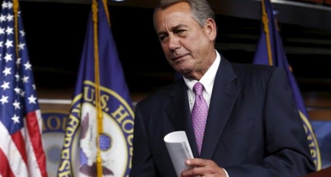 Boehner Forced To Resign…Standing Ovation Results