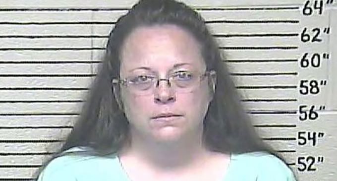 Adamant Clerk of Court Sits In Jail For Refusing To Issue Gay Marriage License