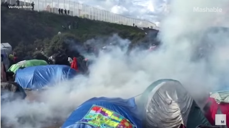 French Cops Attack Illegal Migrant Camp With Bulldozers and Tear Gas