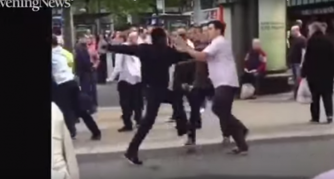 Muslims and English Brawl After Attack on Girl