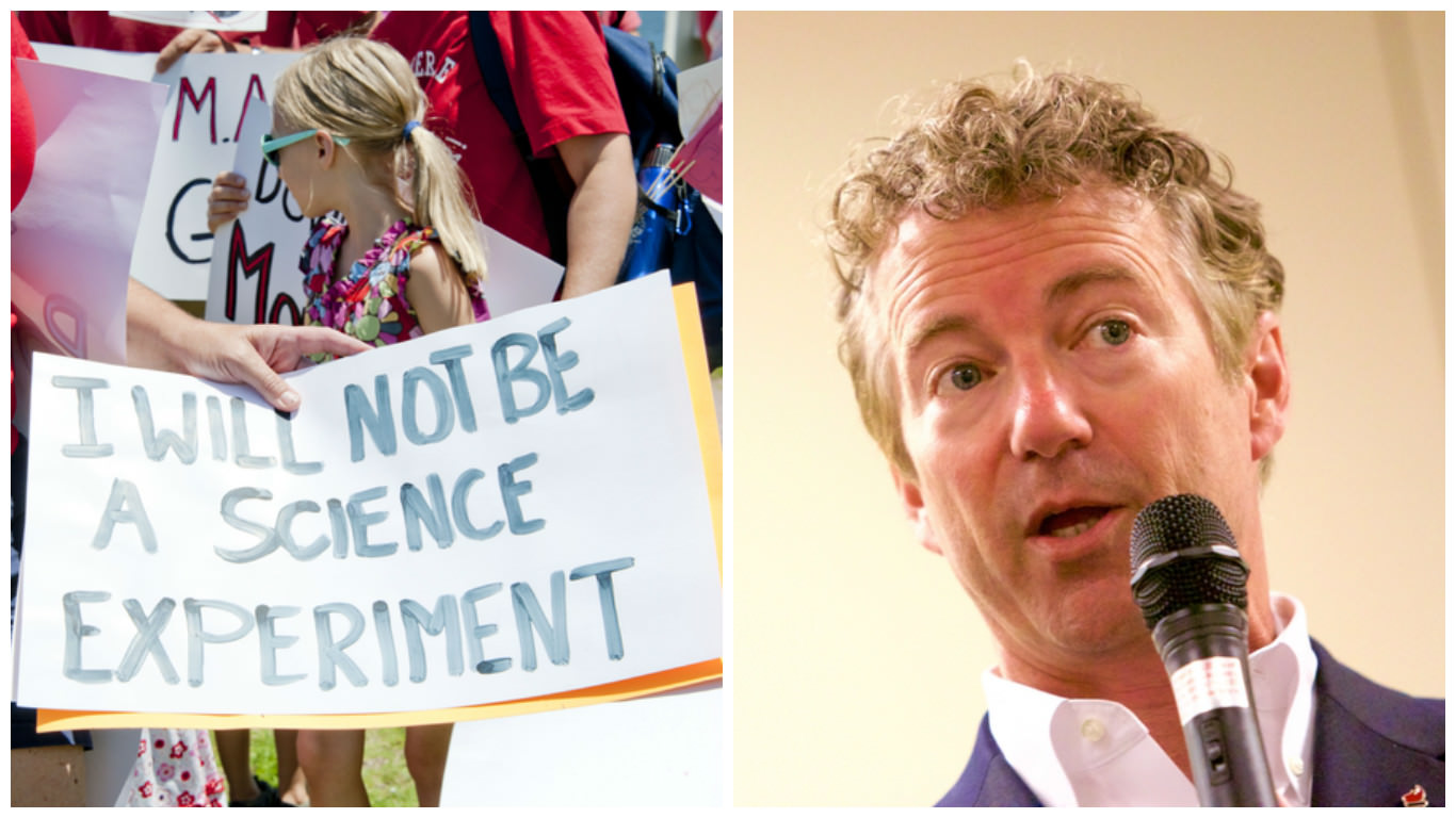 Rand Paul Accused of Being in Monsanto’s Pockets