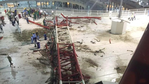 Mecca Holy Site Accident Causes 107 Dead; Crane And Strong Winds To Blame
