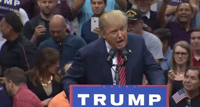 Twenty Thousand Stand and Cheer Wildly for Trump At Sold-Out Texas Stadium