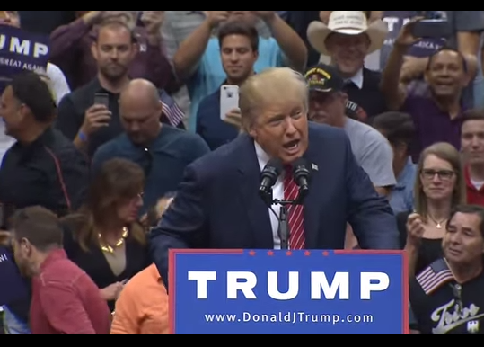 Twenty Thousand Stand and Cheer Wildly for Trump At Sold-Out Texas Stadium