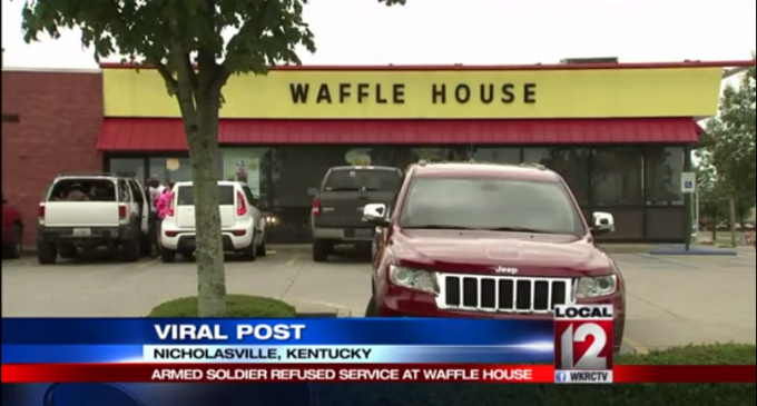 Waffle House Refuses to Serve Uniformed Soldier